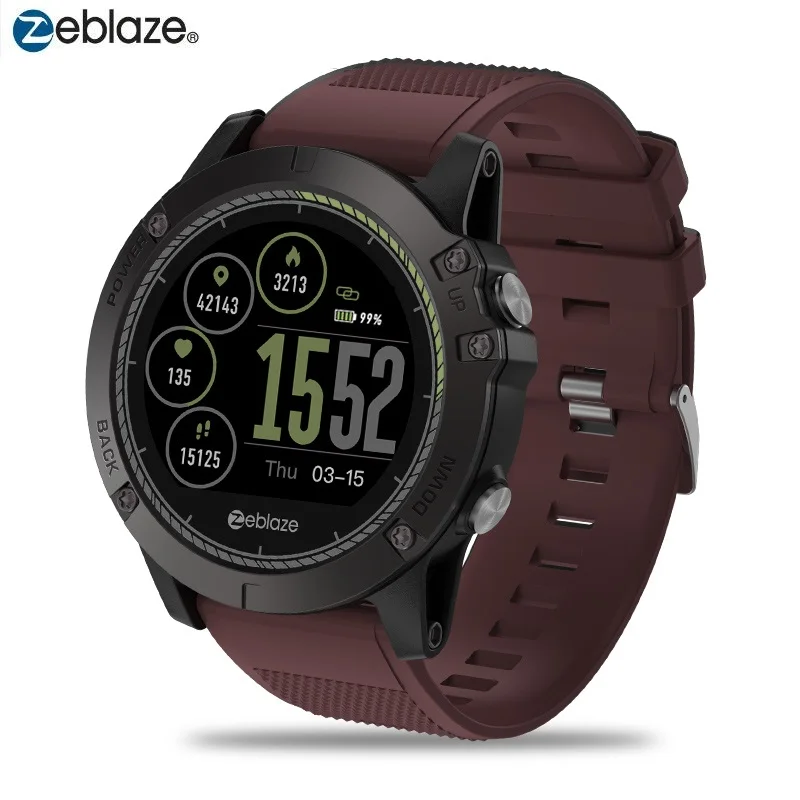 Original Zeblaze VIBE 3 HR Smartwatches Run Route Tracking GreenCell Heart Rate Monitor Smart Watch Sports Watches Male Female (8)