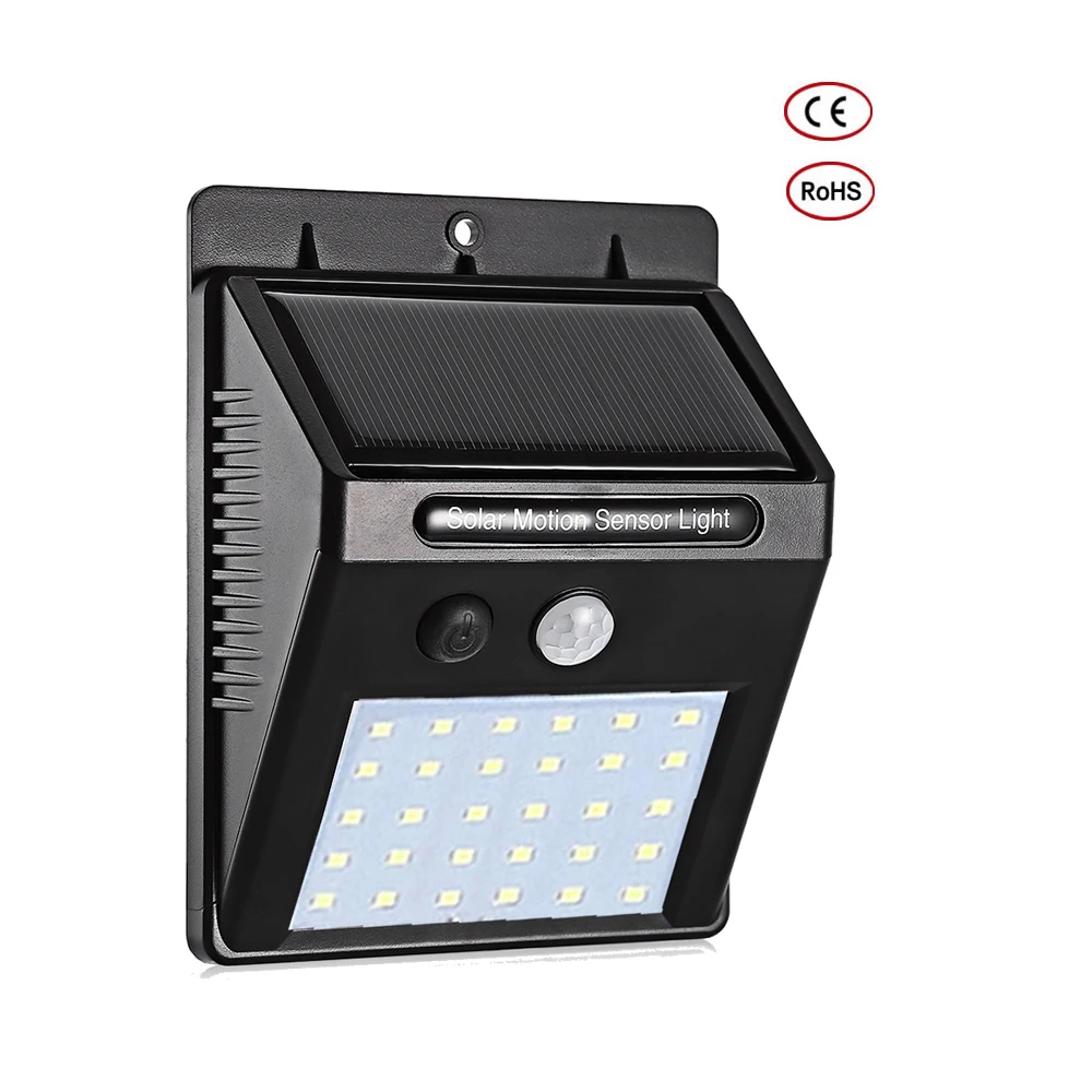 

1-4pcs LEDs Solar Light Motion Sensor Outdoor Garden Light Decoration Fence Stair Pathway Yard Security Solar Lamp Sunlight stre