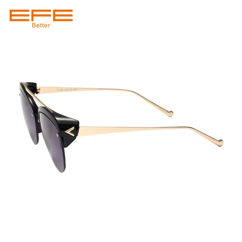 EFE Half Metal High Quality Sunglasses Women Brand Designer Glasses Mirror Sun Glasses Fashion Gafas Oculos De Sol UV400 Classic EFE Half Metal High Quality Sunglasses Women Brand Designer Glasses Mirror Sun Glasses Fashion Gafas Oculos De Sol UV400 Classic