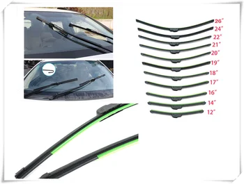 

Auto parts windshield wiper U-shaped without bracket rubber for Toyota VIOS LAND CRUISER PRADO COASTER highlander
