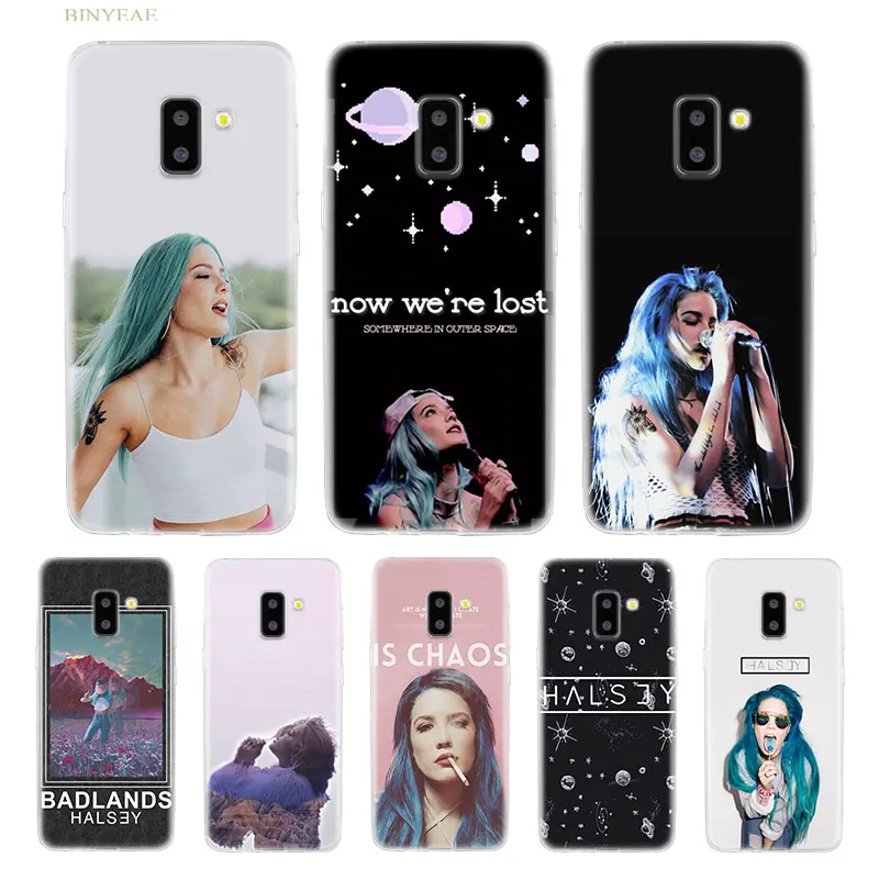

Halsey Lyrics Badlands Soft Phone Case for Samsung J4 J6 Plus J8 J7 2018 J5 J3 2017 EU Prime TPU Silicone Cover shell
