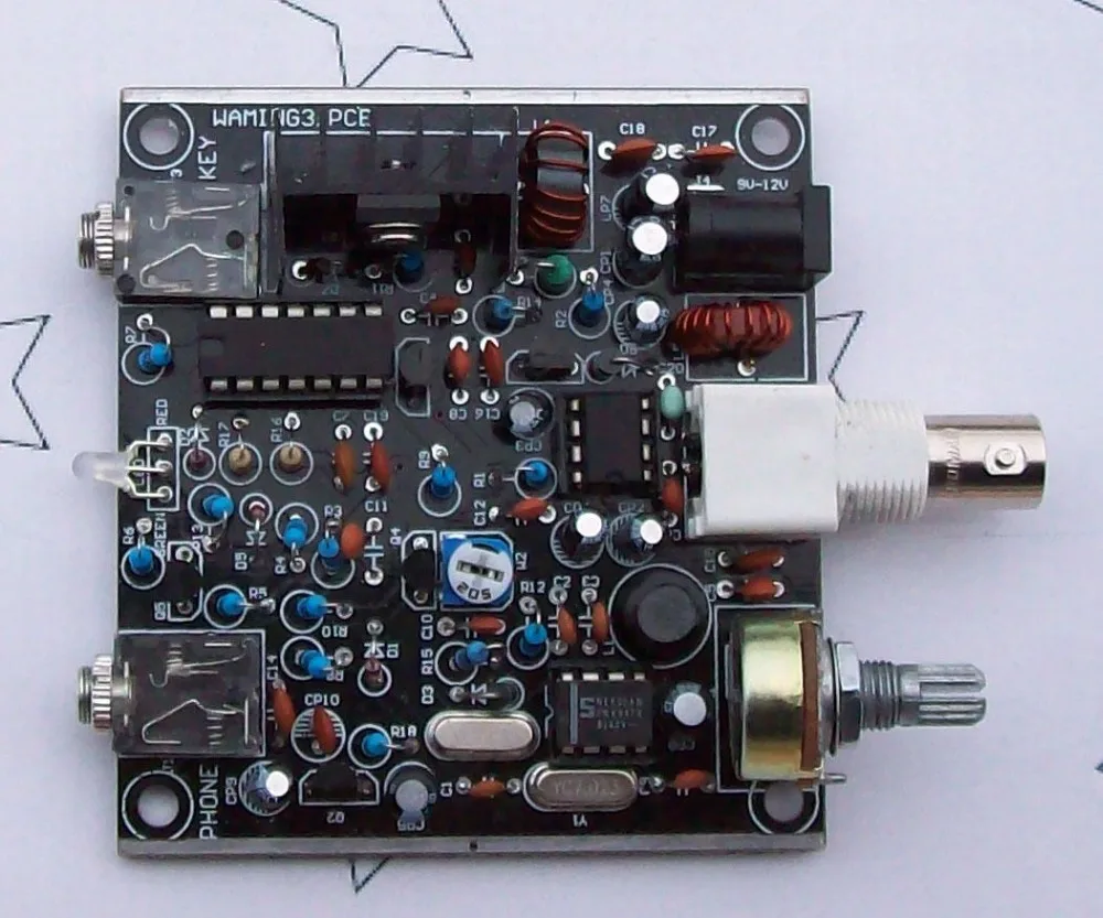 

Frog Sounds HAM Radio QRP Kit Telegraph CW Transceiver Receiver Radio Station V3