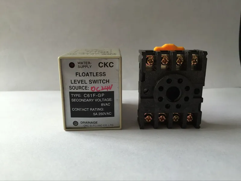 C61F GP 24VDC floatless level switch / relay with socket / base C61F GP