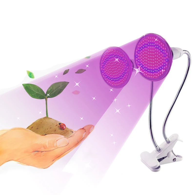 Фито лампа полного спектра светодиодный Grow Light E27 лампы для растений Fitolampy фитолампа с контроллером рассады цветок Тепличный тент