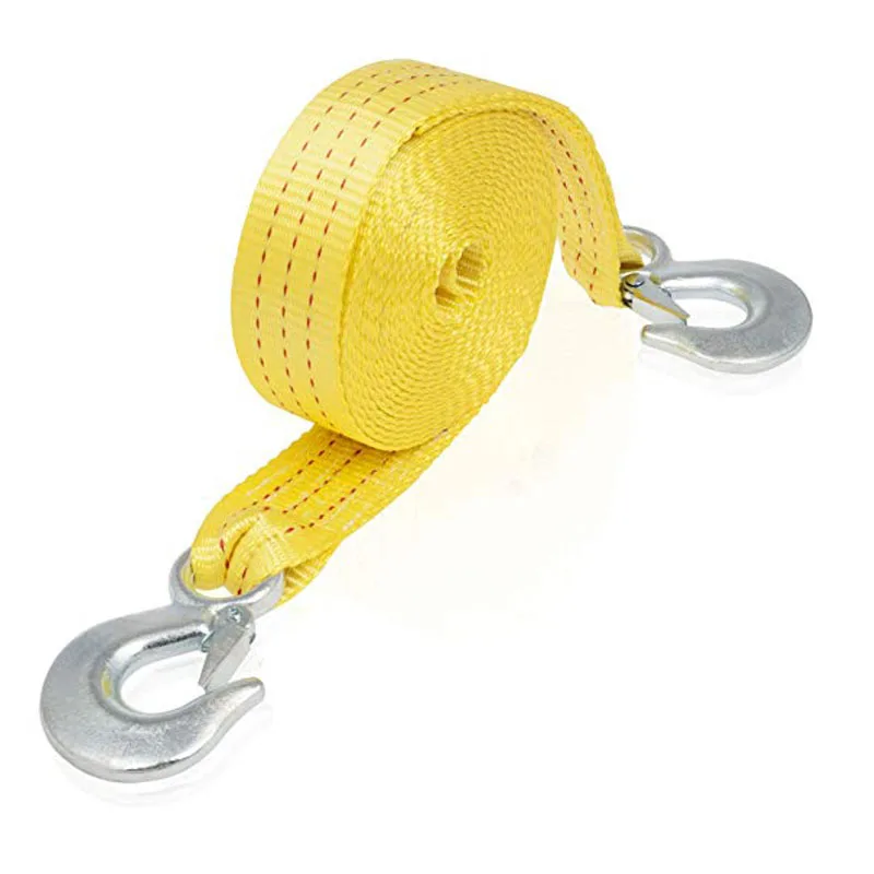 2" 20ft Heavy Duty Tow Strap with Safety Hooks 10,000lb 