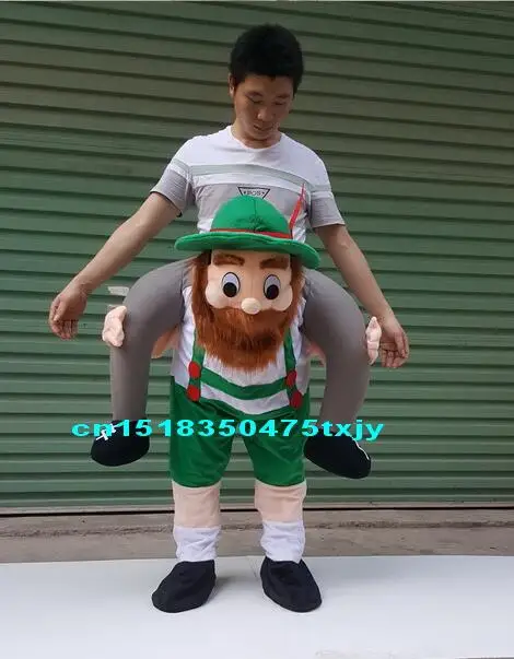 

Funny Carry Me Fancy Dress Up Ride On Oktoberfest Mascot Party Mascot Halloween Costume Fits Most Fancy Pants size S.M.L,XL,XXL