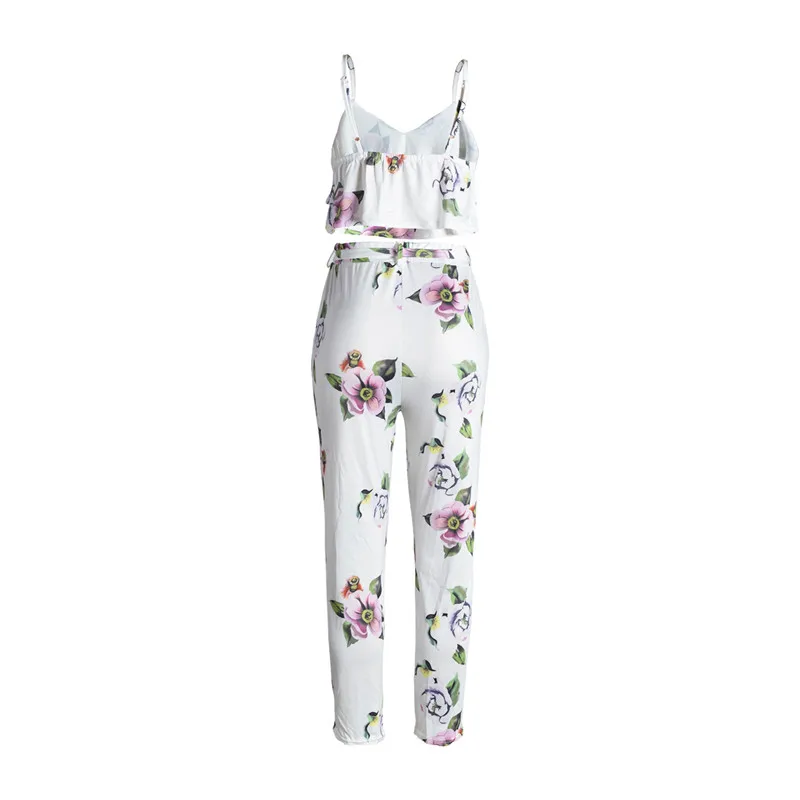 summer floral print pants set-10