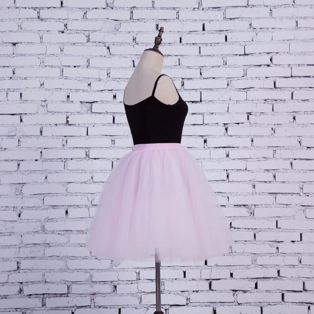 Folobe Винтаж Стиль 5 слоев наличии 12 Цветов танцевальная одежда бальное платье миди юбки тюль Юбки для женщин женские взрослых Faldas saias femininas