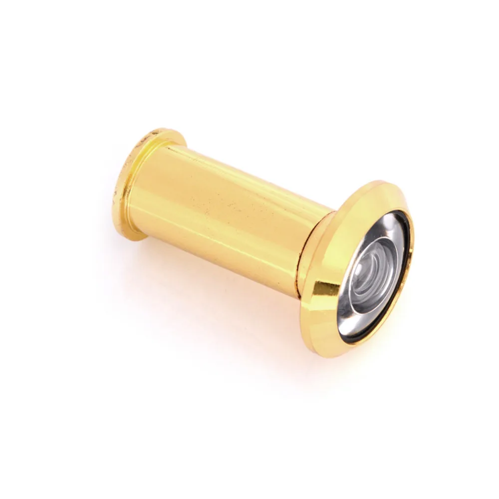 Door Viewer Gold plated For Furniture Hardware 200 Degree Wide Angle