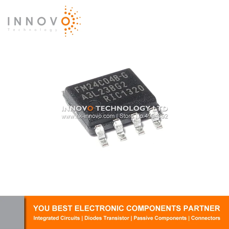 

INNOVO 5 шт./лот 50 шт./лот FM24C04B-G SOP-8 5V Бесплатная доставка новый оригинальный