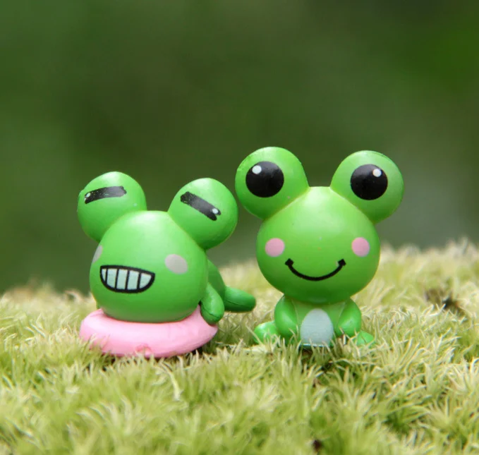 Super cute frog lovers micro bonsai tree garden decorations with
