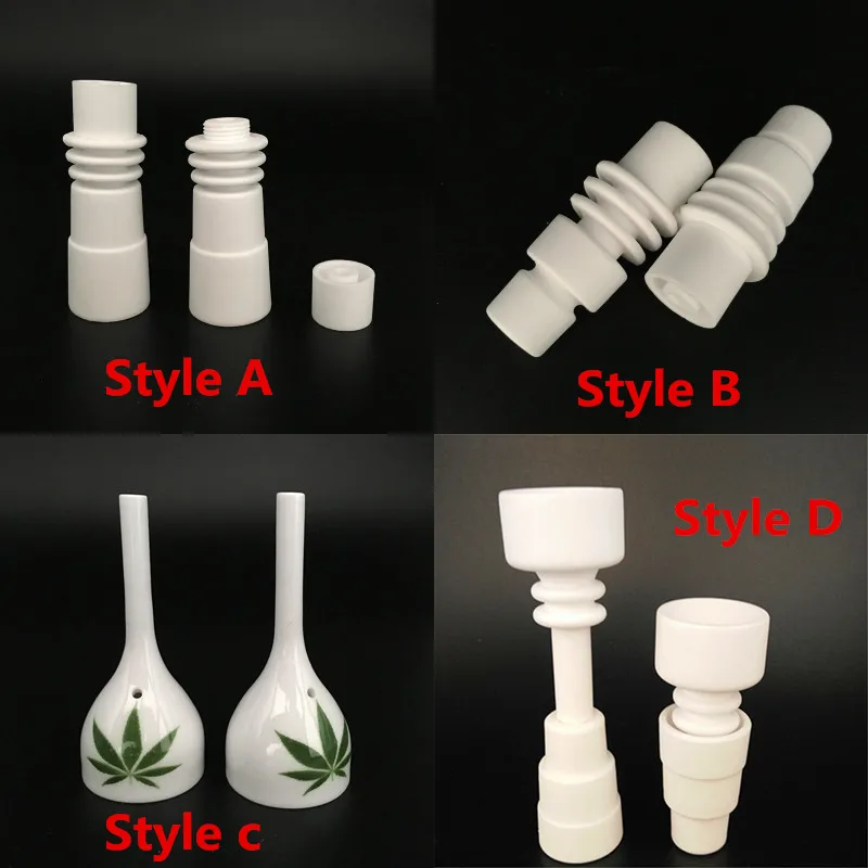 

Wholesale Domeless Ceramic Nail Enail Fit for 16mm 20mm Heater Coil Enail Dab Use with Carb Cap