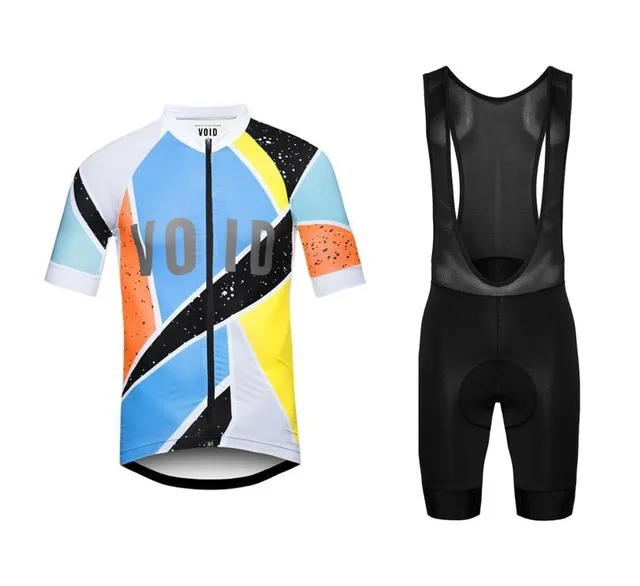 Летняя мужская велосипедная футболка Pro Team VOID с коротким рукавом, быстросохнущая Ropa Maillot Ciclismo с итальянским силиконовым Нескользящим - Цвет: sets 18