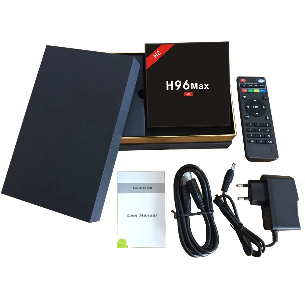 H96 max Android tv box CPU RK3328 chipset quad Core 4 Гб RAM 32 ROM 7 1 smart 2 4G/5G WIFI PK A95X|ТВ-приставки и