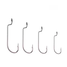 Качественную высокоуглеродистой Сталь Рыбалка крючок 1.0-4.0# летать большой Рыбалка крючок джиг Крючки 100 шт. весь размерный ряд