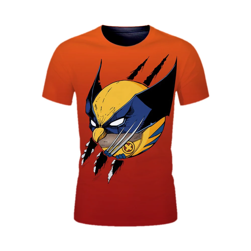 

3D Custom Superman Tee Shirt Mens Tshirts Couple T-Shirt Marvel Comics Teens Streetwear T Shirts for Girls Boys KidsMale Clothes