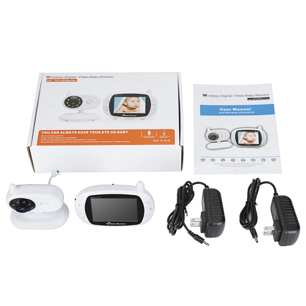 Простота установки Подключи и Играй 3.5 дюймовый TFT HD монитор 2.4 Г цифровой
