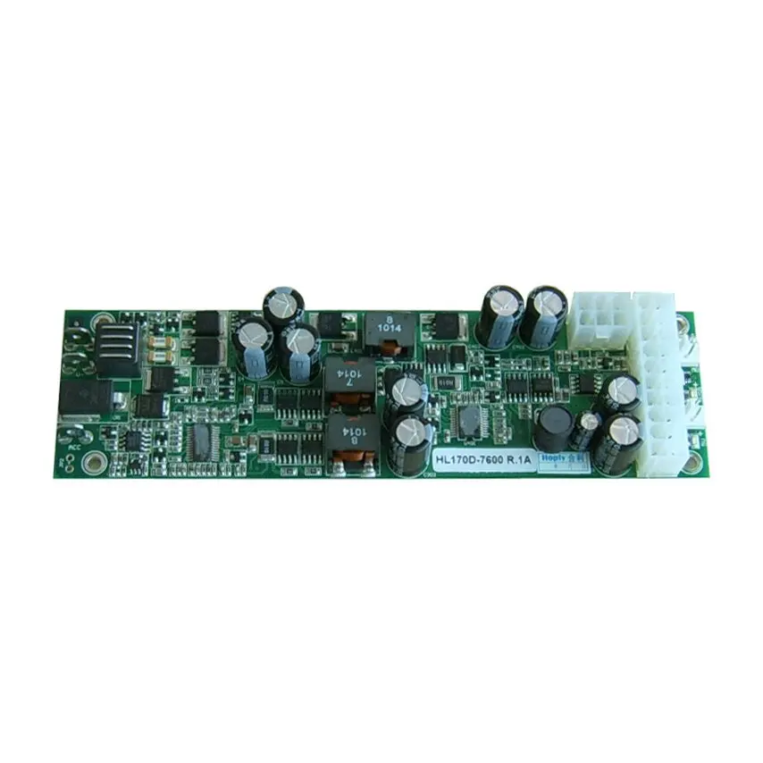 

HL170D-7600,170W output,6-40V input intelligent automotive Mini-itx Embeded PC DC-DC power supply for 24V battery bus and car