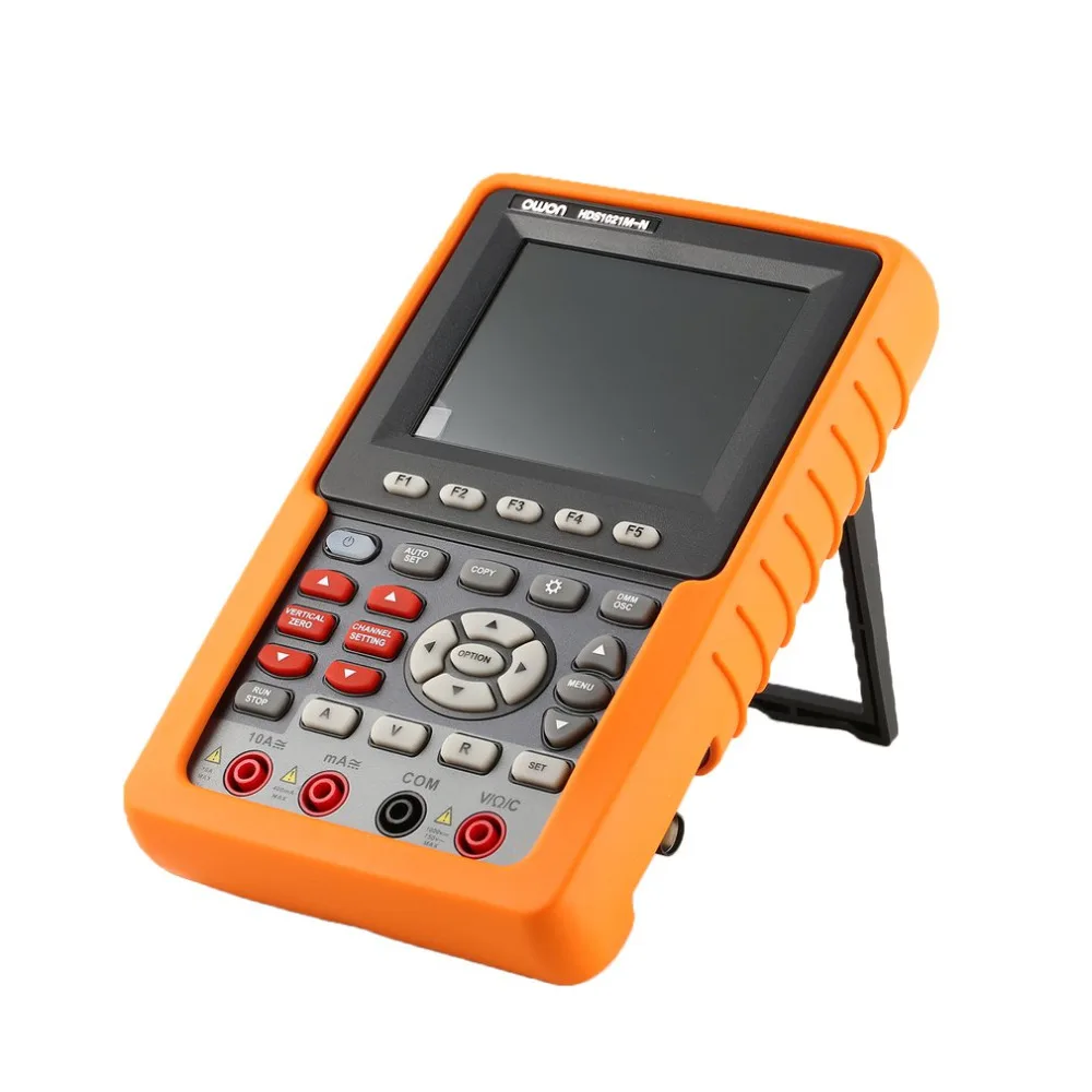 

OWON Oscilloscope Digital Precision HDS1021M-N HDS2061M-N 20/50/100MHZ Single Channel Handheld Oscilloscope 500M 1GSa/s