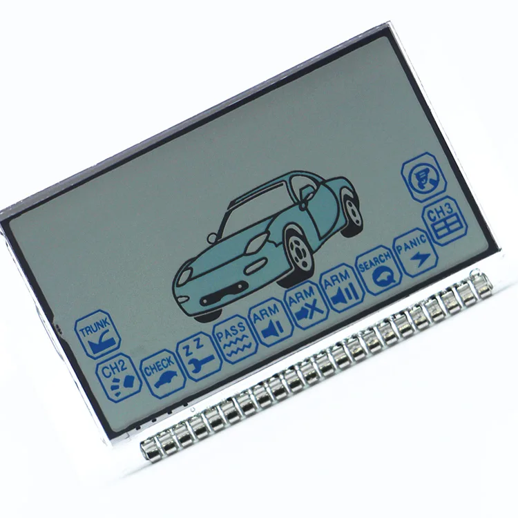 

A6 lcd display for russian version starline A6 lcd remote two way car remote controller free shipping