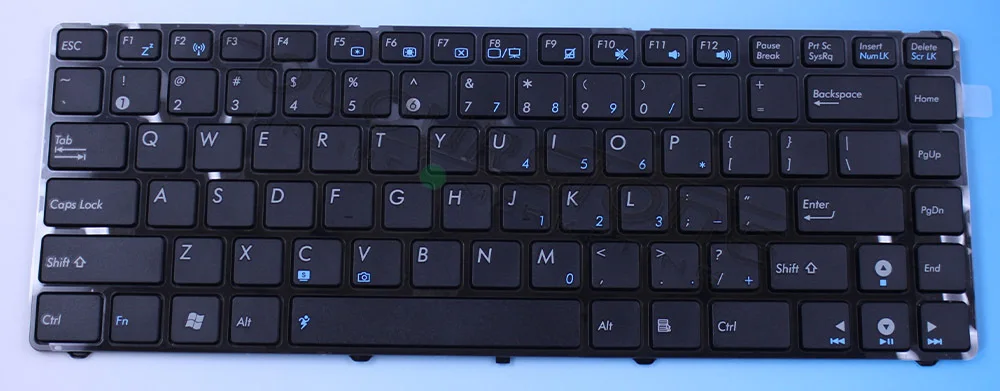 

For Asus K42 K43 UL30 UL30A UL30VT US Black with frame Laptop Keyboard 04GNV62KUS01