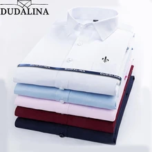 Dudalina Camisa мужские рубашки Мужская рубашка с длинными рукавами брендовая одежда Повседневная приталенная Camisa Social Masculina Chemise Homme