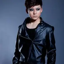 Танцевальные мужские кожаные куртки и пальто с заклепками на молнии, кожаная мужская куртка, jaqueta couro jaqueta de couro masculina по индивидуальному заказу