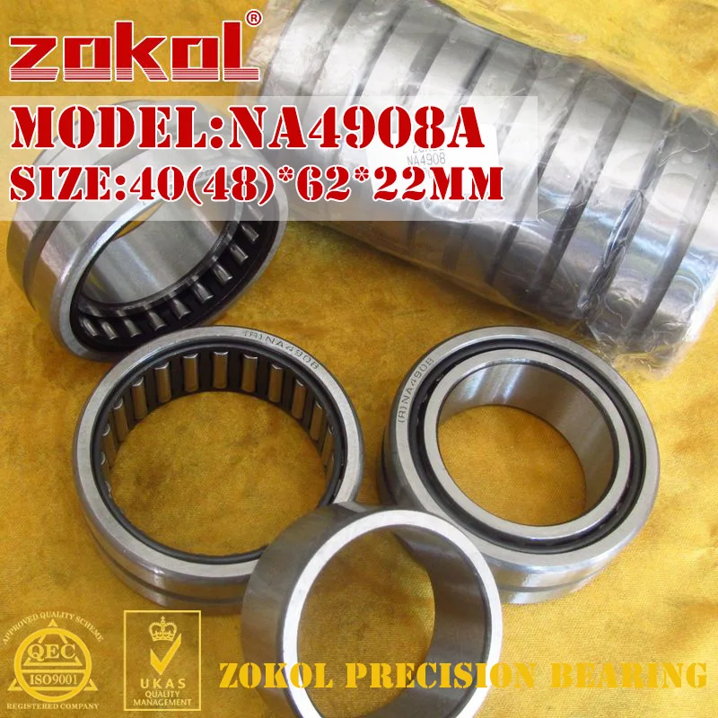 Подшипник ZOKOL NA4908 A NA4908A сущность наконечник игольчатый подшипник 40*62*22 мм RNA4908A