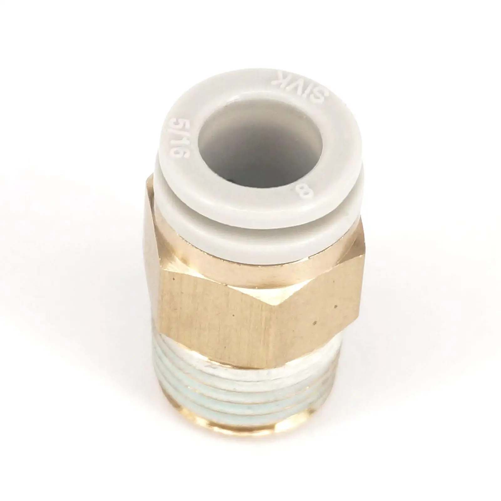 

KQ2H08-02S One-Touch Fitting Push In Male Connector Applicable Tubing O.D. 8mm Port Size G1/4" KQ2H0802S