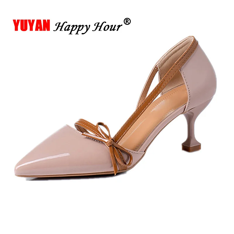 

High Heel Shoes Women Pumps 2019 Spring Summer Women High Heels Pointe Elegant Ladies Shoes Thin Heel 6cm A1183