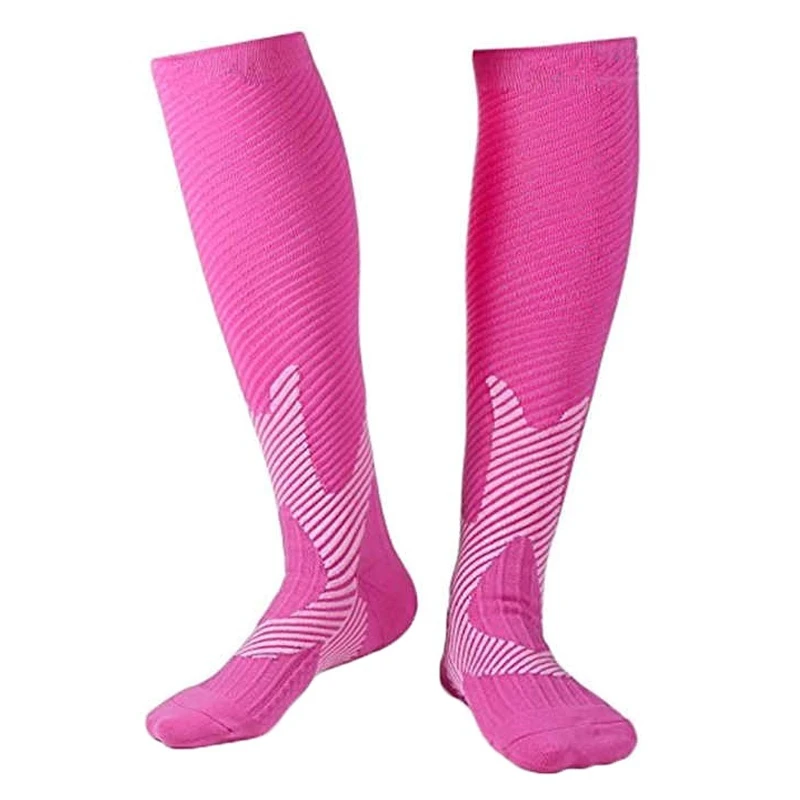 Outdoor sports marathon socks Gradient color trail running Cycling Leg Warmers Football Shin Guard Breathable Calf sleeve