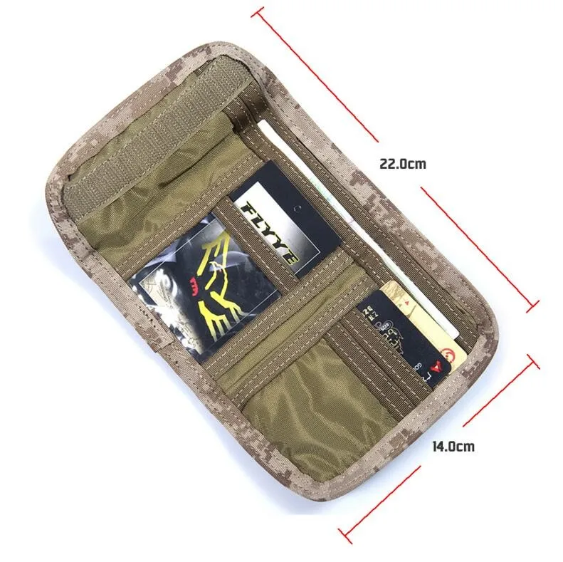 FLYYE MOLL кошелек EDC кошелек Burse Notecase Multicam AOR AU Wargame страйкбол Охота тактический военный BG-A004