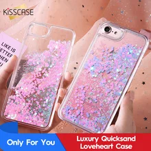 

KISSCASE Cute Quicksand Cases For iPhone 5s SE Case For iPhone 6 6s 7 8 Plus Case Glitter Liquid Back Cover For iPhone 6 S Cases
