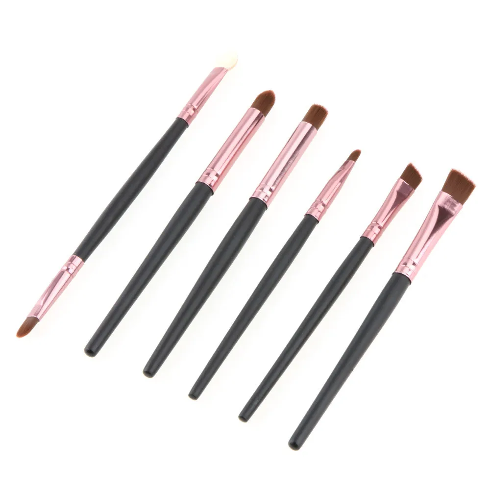

6Pcs Hot Eyebrow Makeup Brushes Set Professional Powder Foundation Eyeshadow Tool Toiletry Kit Wool Lip Cosmetic pincel 7.17