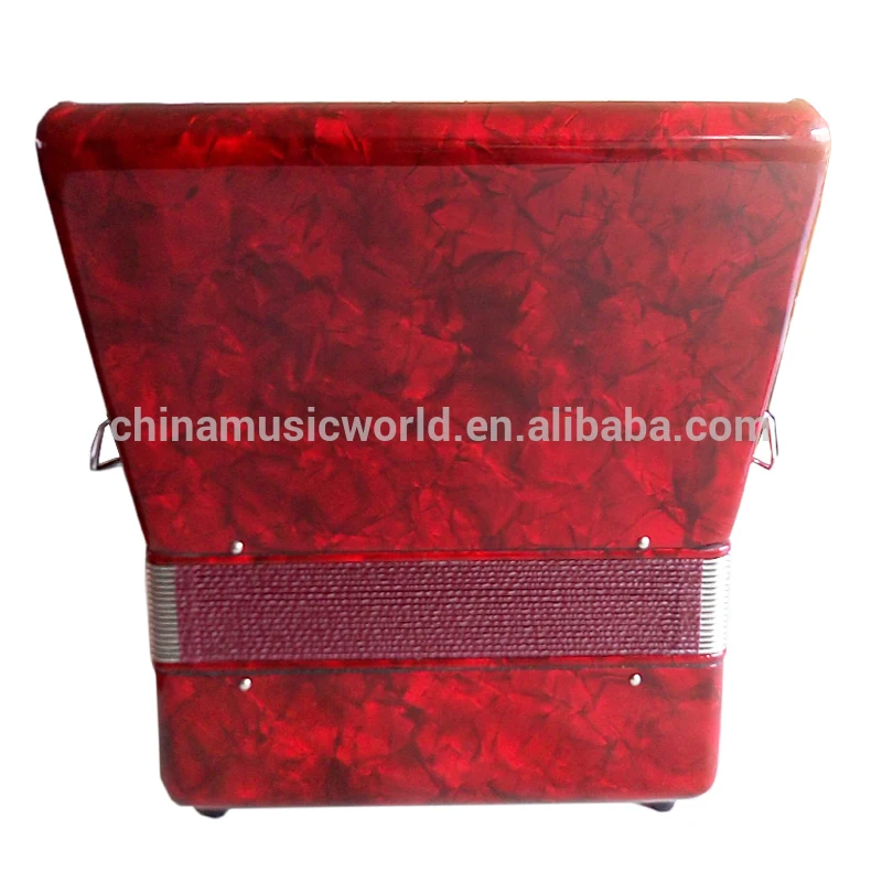 Afanti популярный 30 клавиш 24 баса детский аккордеон AFA-18 красный цвет