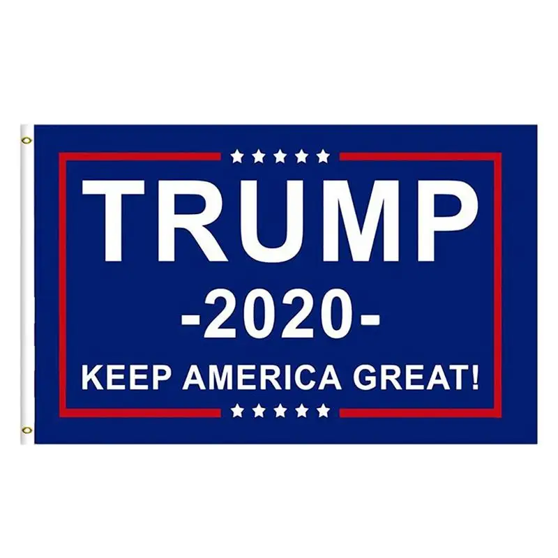 Флаг Трампа 150 90*2020 см двусторонний Печатный флаг Дональда стандарта Keep America Great