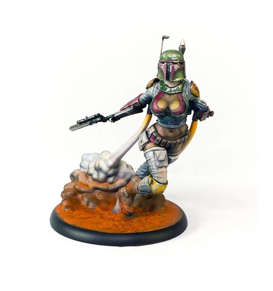 [Loong Way Miniatures] Kabuki Studio VIXEN HUNTER-ограниченная серия 35 мм/75 мм Полимерная миниатюра