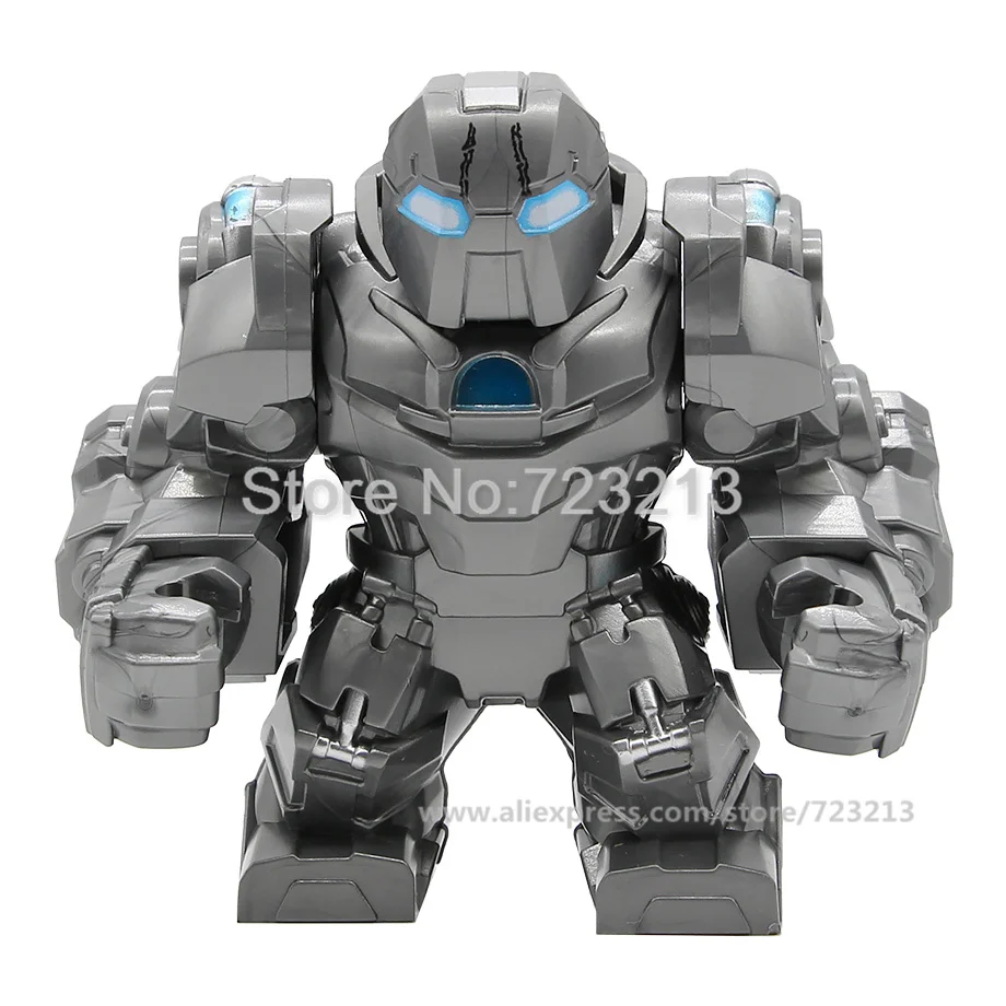Super Hero Whiplash Iron Monger Iron Man Hulkbuster Single Figure Set Avengers Endgame Building Blocks Model Bricks Kits Toys
