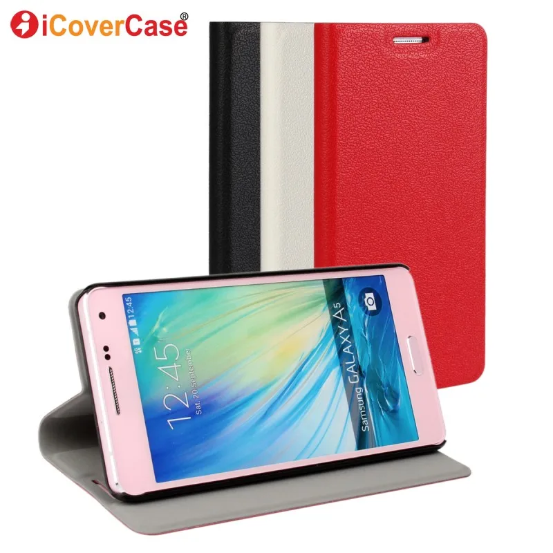 

Side Flip Magnetic Smart Cover Leather Case for Samsung Galaxy A5 SM-A500F