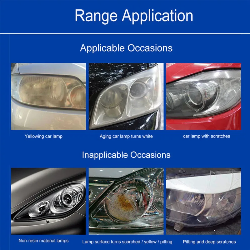 9H Hardness Car Auto Headlight Renovation Repair Agent Coating Set Liquid Scratches Oxidation Polishing Coat|car coating|scratch repaircar repair