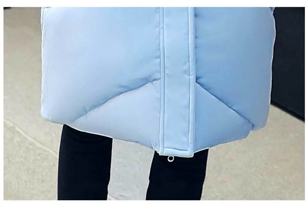 Зимняя куртка с хлопковой подкладкой, Женская Вельветовая длинная парка, Женская Толстая Теплая стеганая куртка с воротником из искусственного меха размера плюс, верхняя одежда Okd372