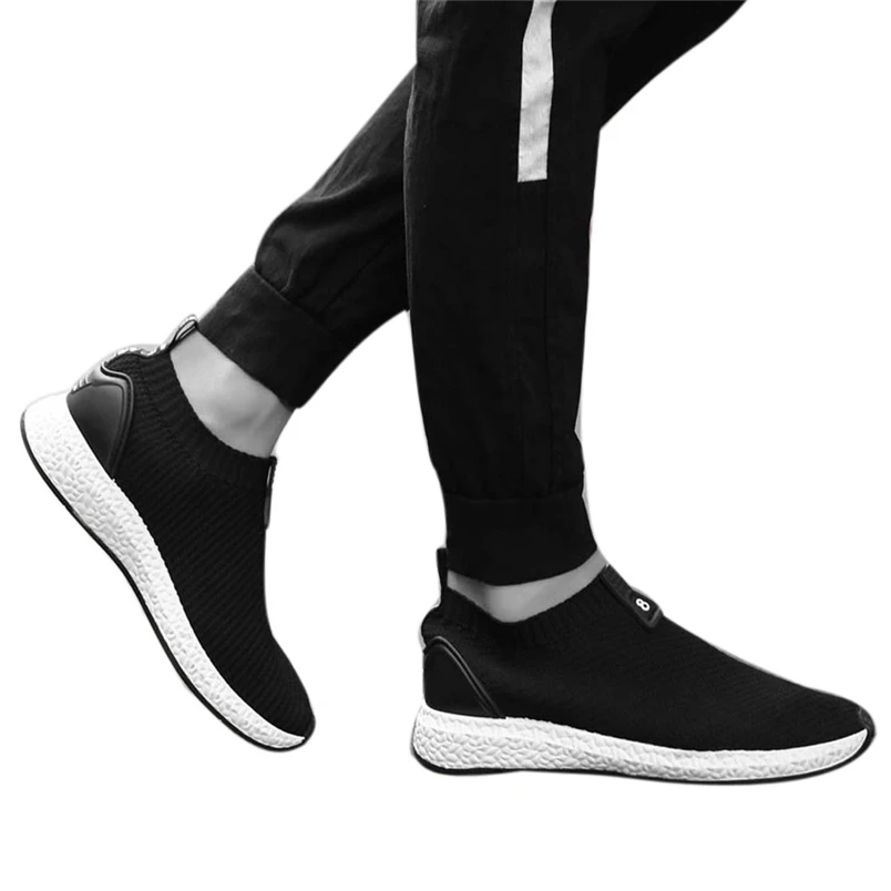 Sneakers Men Knit Mesh Shoes Outdoor Fashion Men's Breathable Sneakers Casual Shoes Running Shoes Sports Shoes #FS#4NV08 (14)