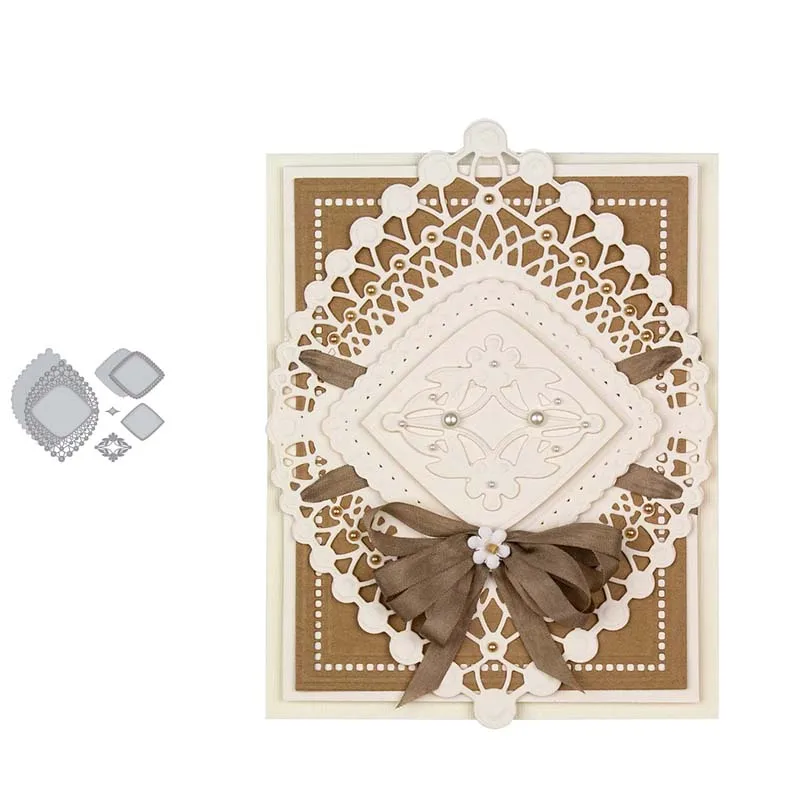 

Nobel Chatelaine Metal Cutting Dies Stencil for DIY Scrapbooking Album Embossing Paper Cards Making Crafts Decor