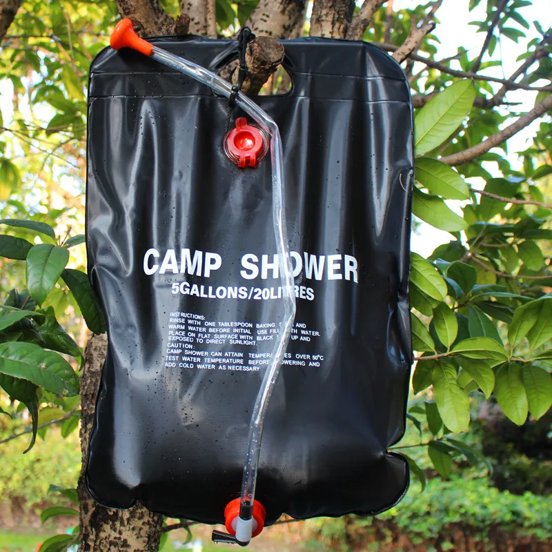 2014 New Arrival 20L Camping Hiking Solar Heated Camp Shower Bag