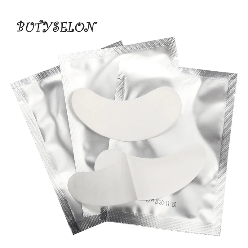 

20pairs New Paper Patches Eyelash Under Eye Pads Lash Eyelash Extension Patches Eye Tips Sticker Wraps Makeup Tools