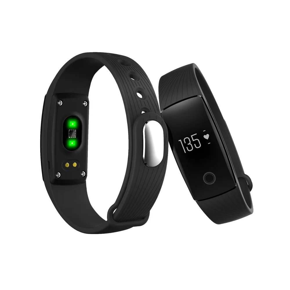 NEW ID107 V05C Heart Rate Monitor Smart Wristband Fitness Tracker Bluetooth Smart Bracelet Fashion Smartband for
