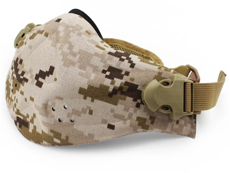Тактический SHARPTECK Нижняя защита половины лица Маска Защитное снаряжение для airsoft bb пистолет CS военная игра Пейнтбол цикл череп маска