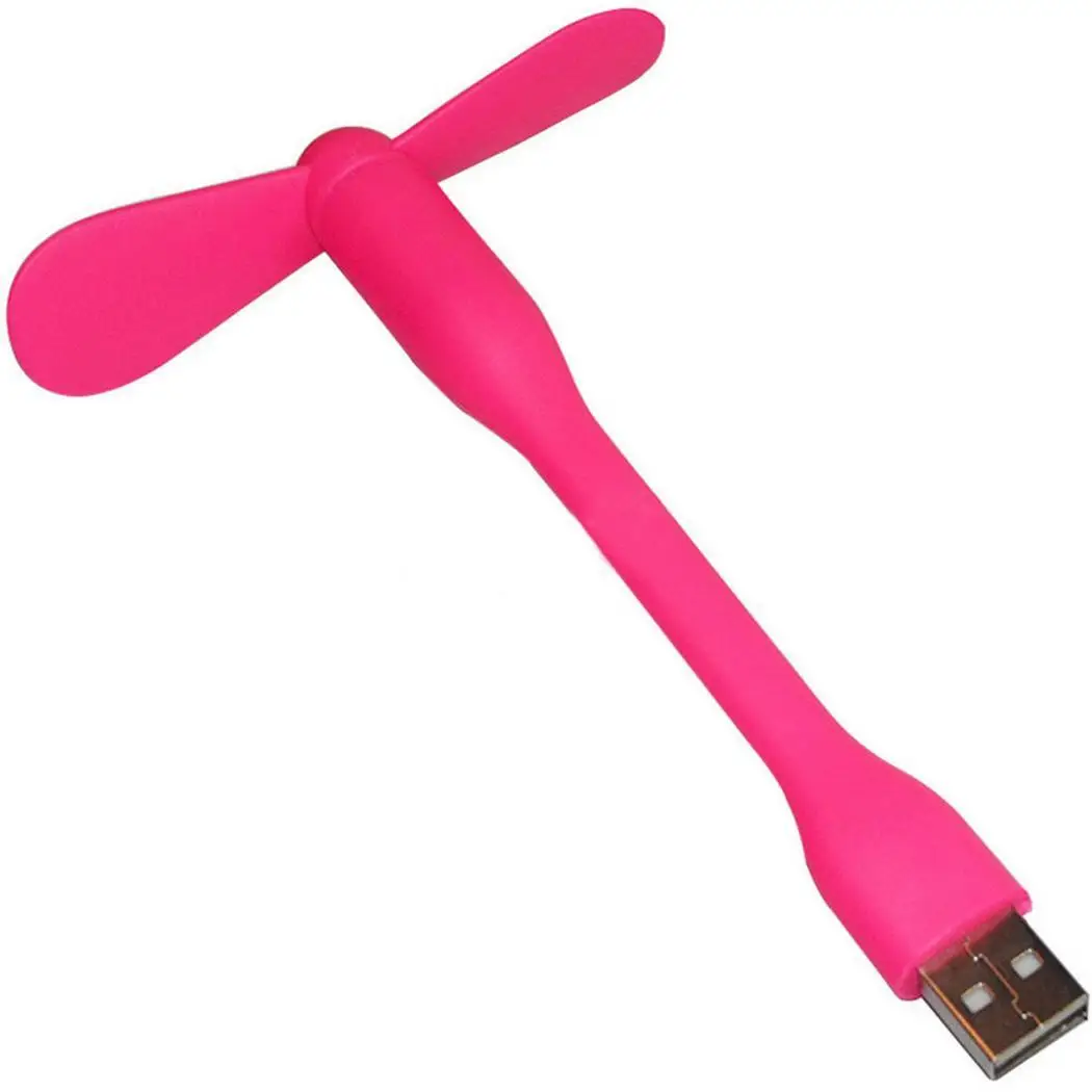 

USB Fan Flexible portable removable USB Mini Fan For all Power Supply USB Output USB Gadgets for Laptop Desktop Computer