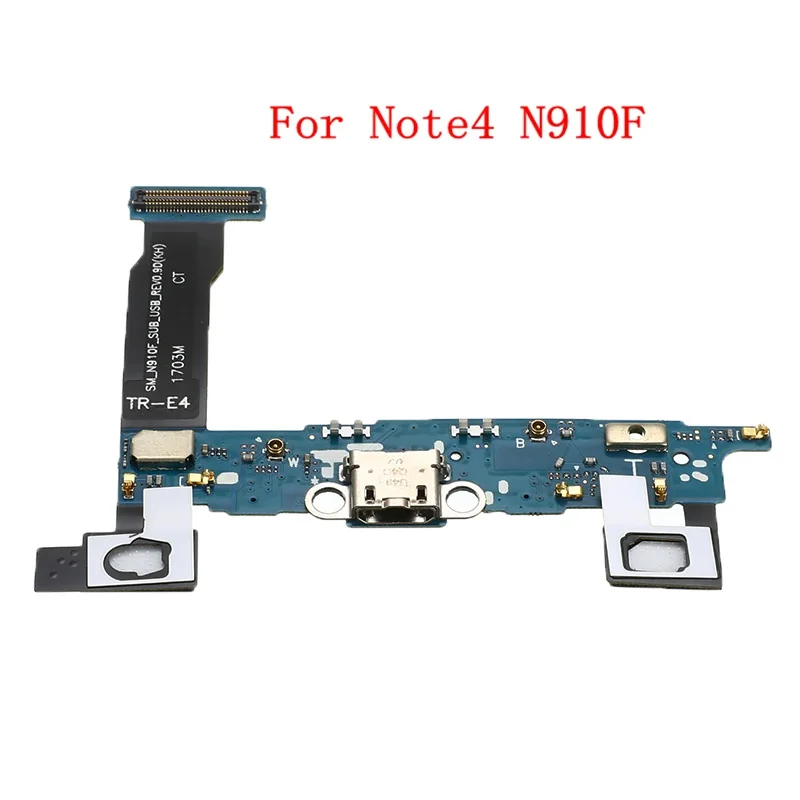 USB зарядное устройство док-станция порт разъем гибкий кабель для samsung Galaxy G925F/S7/S8/S7 Edge/A5/Note 3/4 Ремонт Запасные части - Цвет: for Samsung Note 4