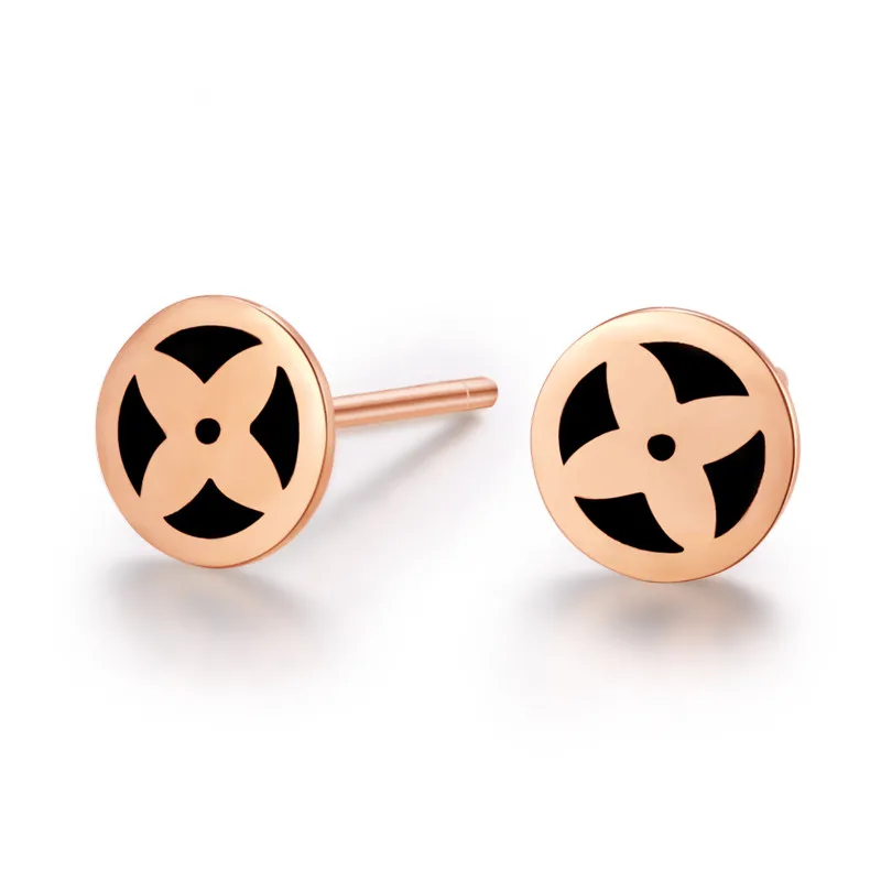 

VOJEFEN 18K Rose Gold Dot Circle Earring Tiny Earrings Minimalist Earrings Daisy Flower Earring